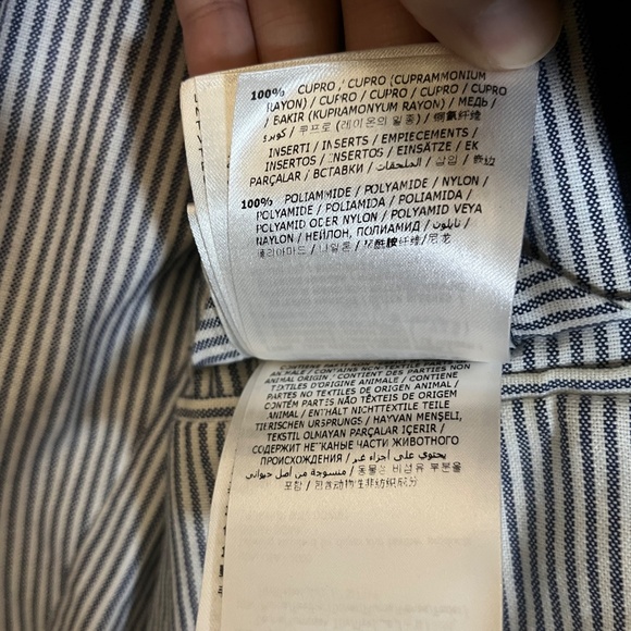 Moncler Gamme Bleu Down Wool Classe 1 Full Zip Jacket - Men's Size 0 / XS - Picture 12 of 16